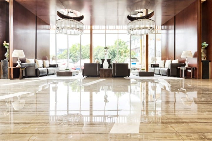 luxury hotel lobby and funiture